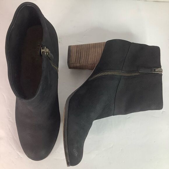 Cole Haan NikeAir Chelsea Black Leather Suede Women’s Ankle Boots Sz 8.5 - Picture 2 of 13